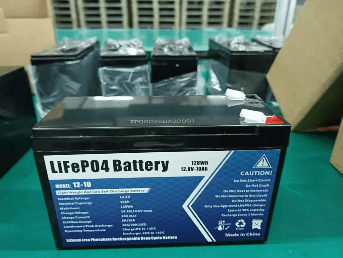 12.8V 10Ah Lithium Deep Cycle Battery - gatehousesecurity