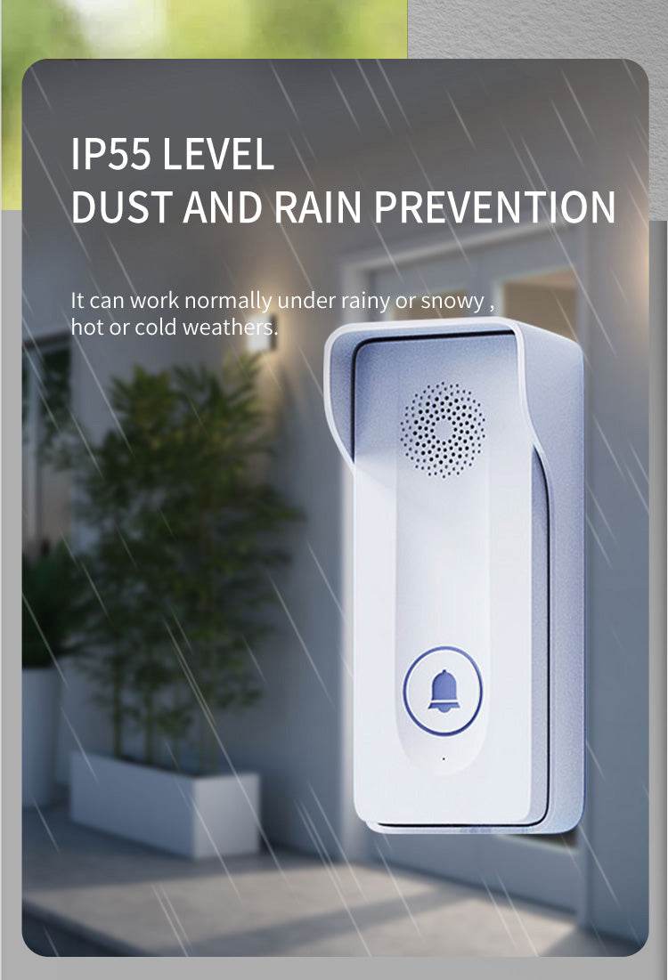 Wireless Intercom Doorbell, Gate Opener Up To 300m