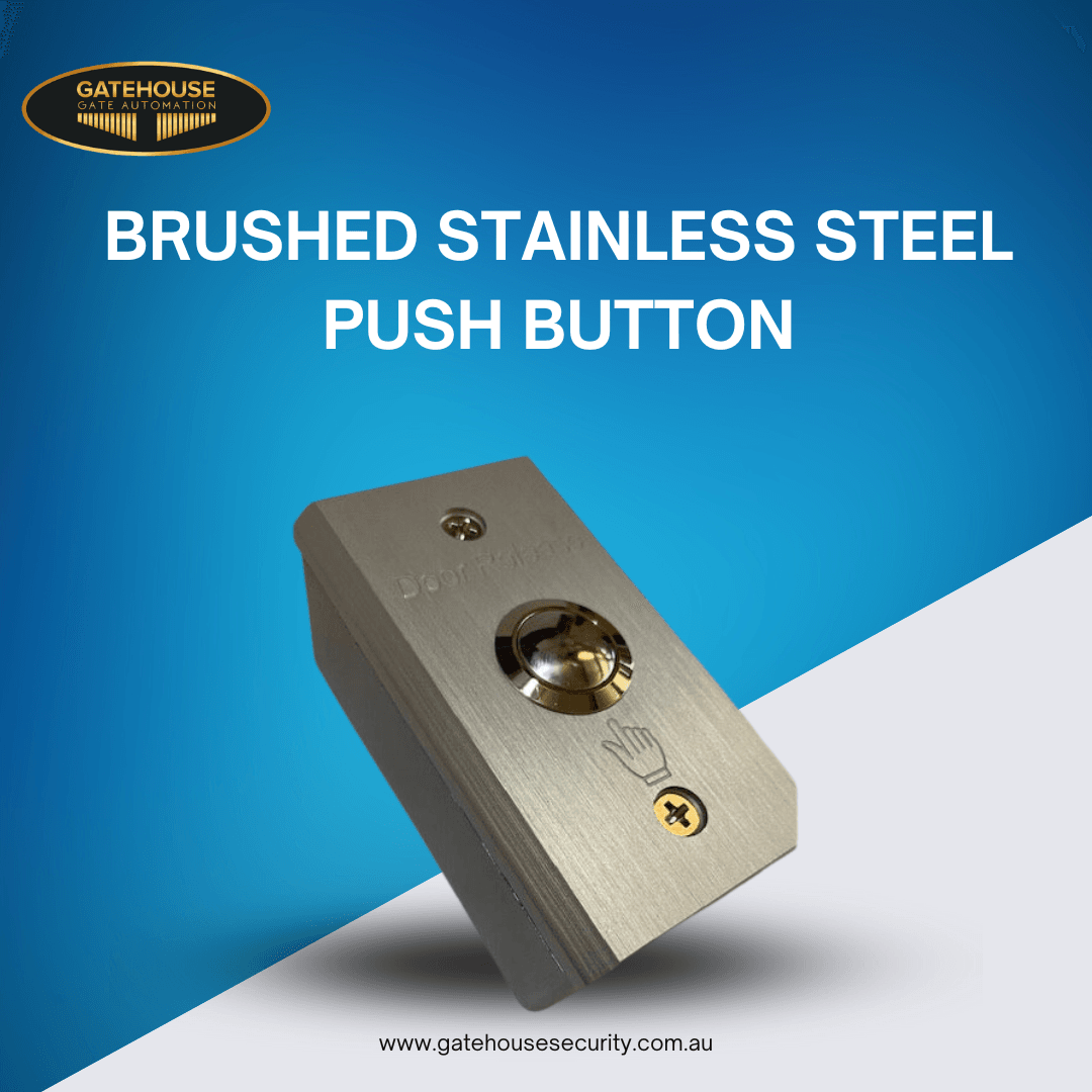 Exit Button Hard Wired For Automatic Gate Swing Or Slide Or Garage Door