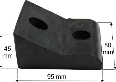 Rubber Double Gate Stopper Very Strong And Easy To Install