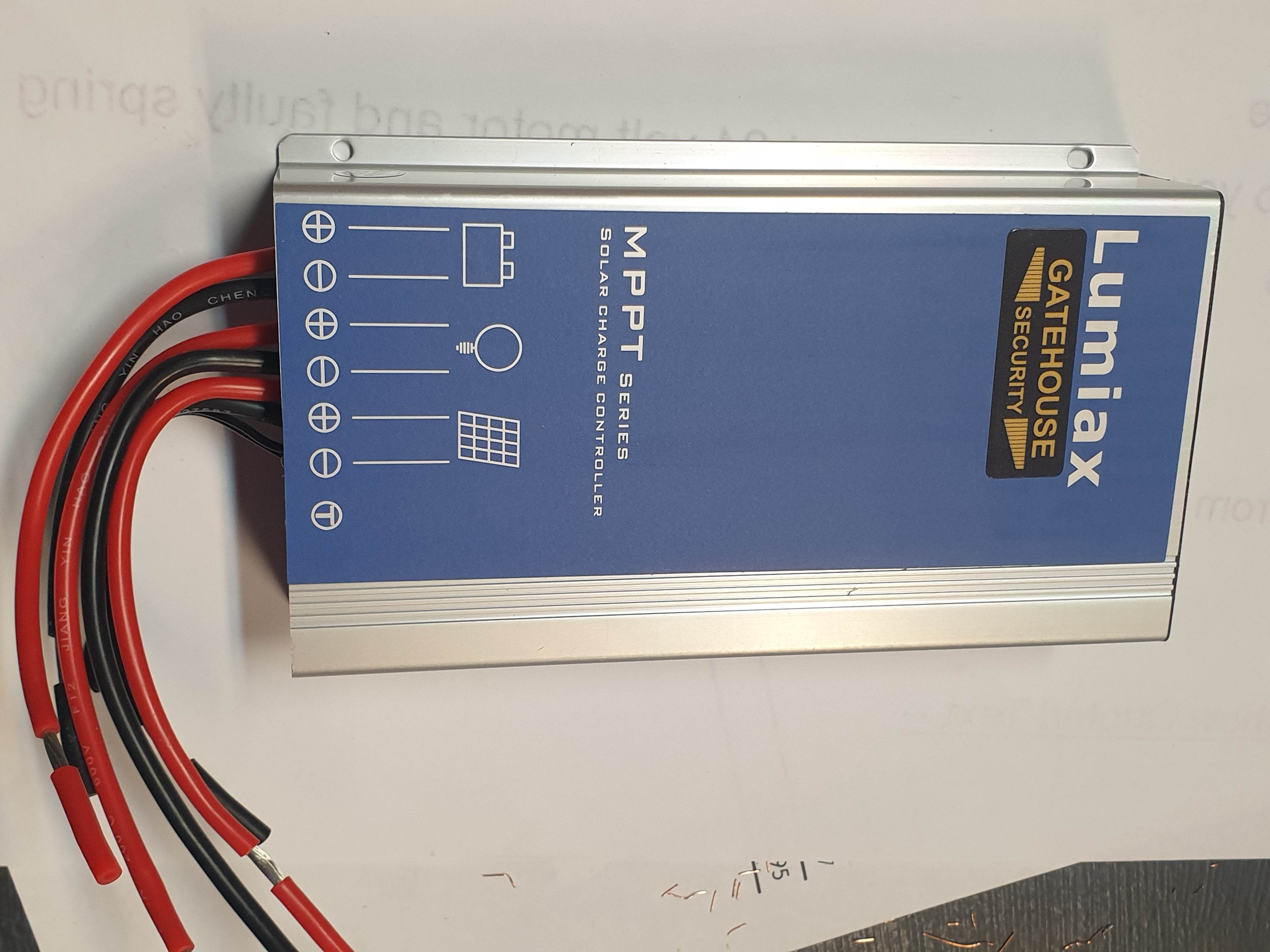 Lithium Battery Upgrade Kit For Any Gate System With 24v MPPT Solar Charge Controller