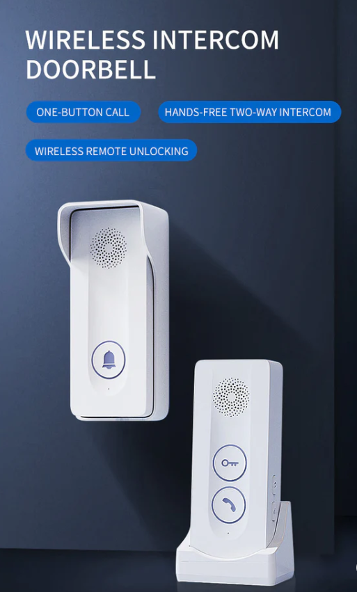 "Unlock Convenience with Gatehouse Security’s Long-Range Wireless Intercom Doorbell"