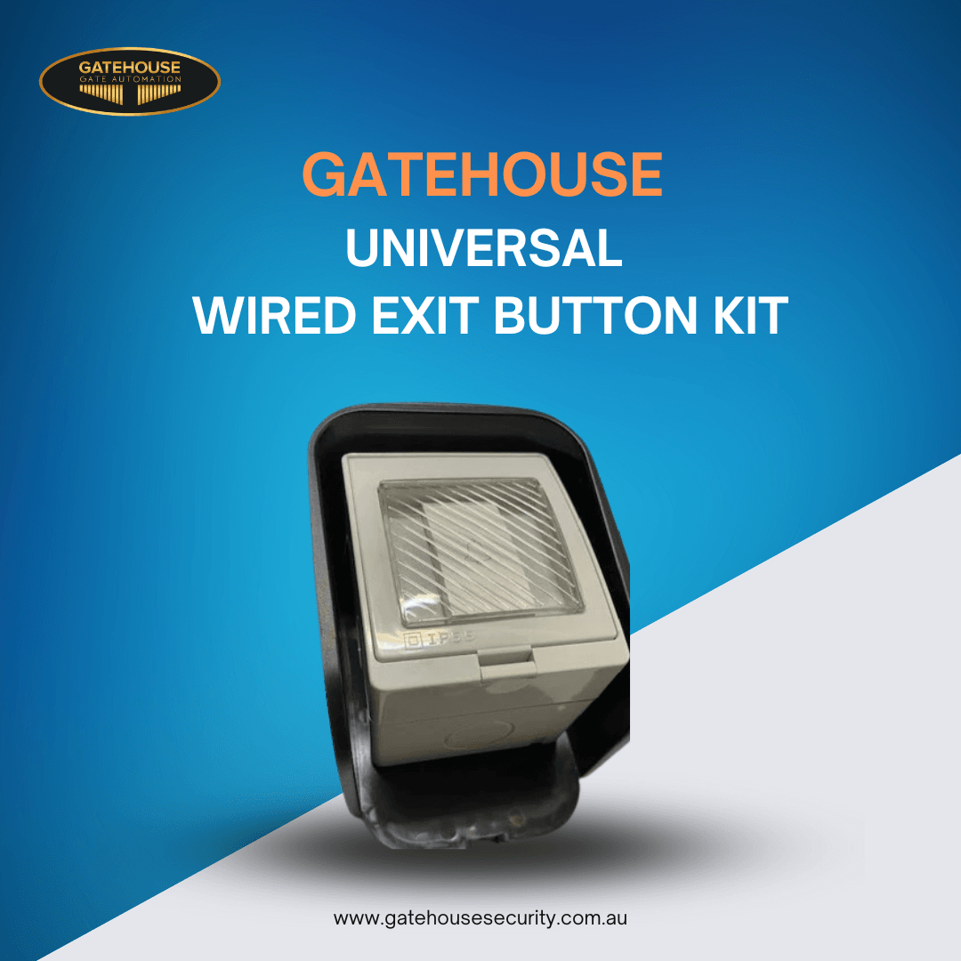 Universal wired Exit button for swing or slide kit, any brand