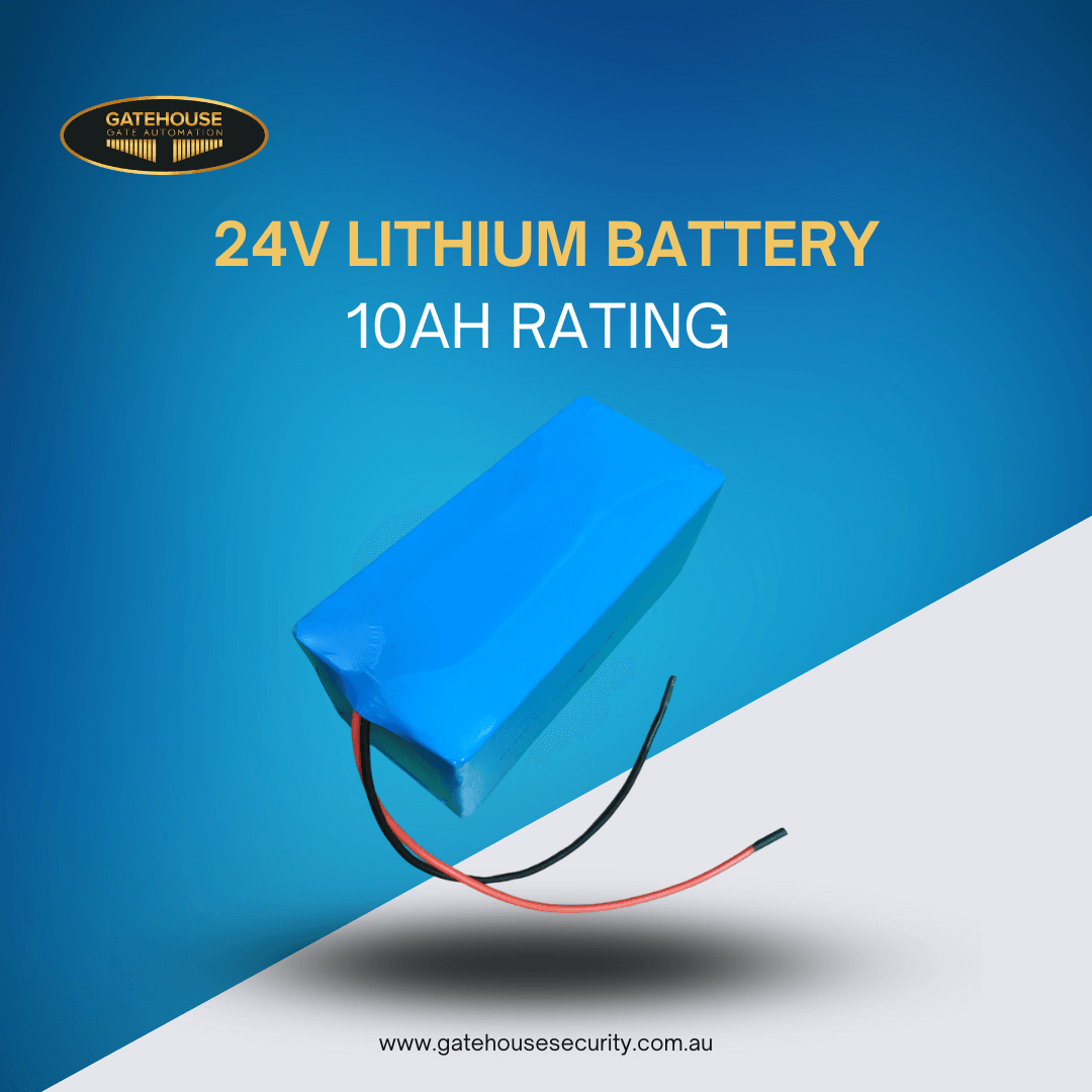 lithium Battery For Automatic Gate Systems 24v 10Ah Inbuilt Controller