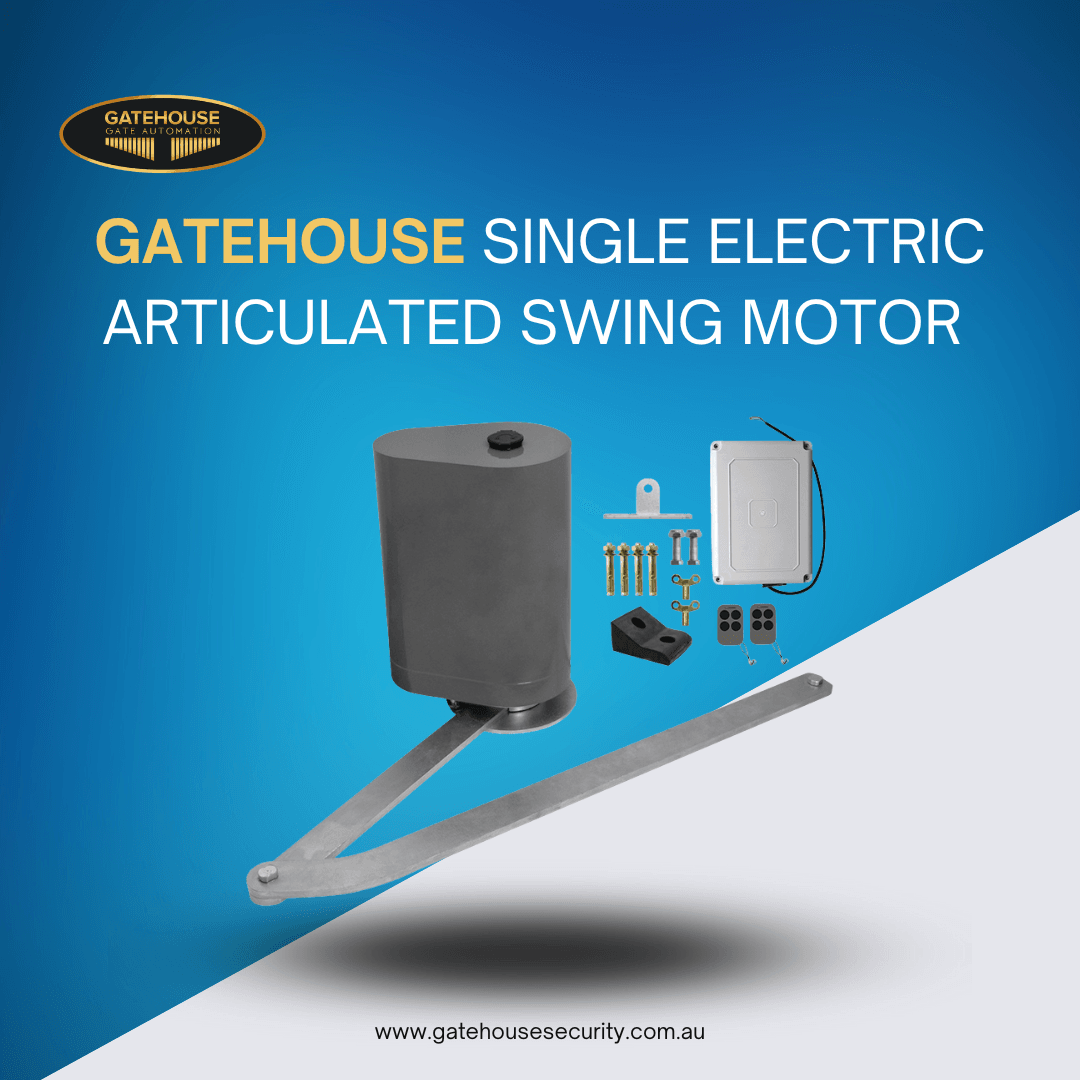 Gatehouse Articulated Arm Gate Motor Kit Single Swing Electric Kit