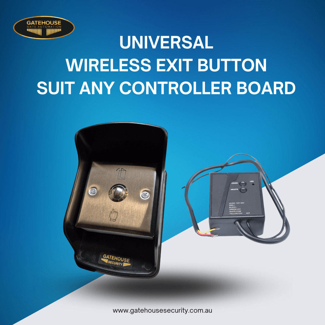 Exit Button Wireless Waterproof With Universal Receiver Suit Any Brand Of Motor