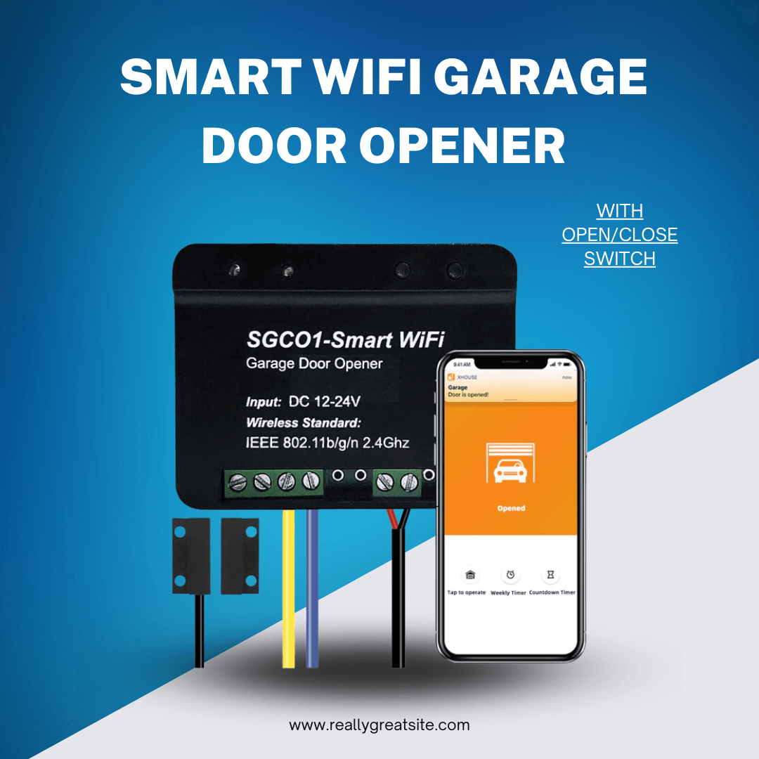 Wi-Fi Smart Garage Door Opener APP Remote Control from Anywhere
