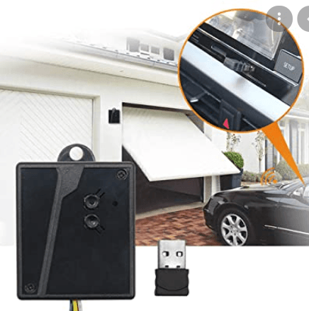 USB garage or gate opener RF